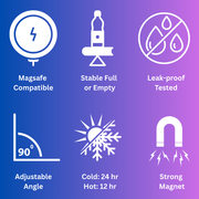 MagBot Smart Water Bottle: Hydrate, Create, and Connect with Ease