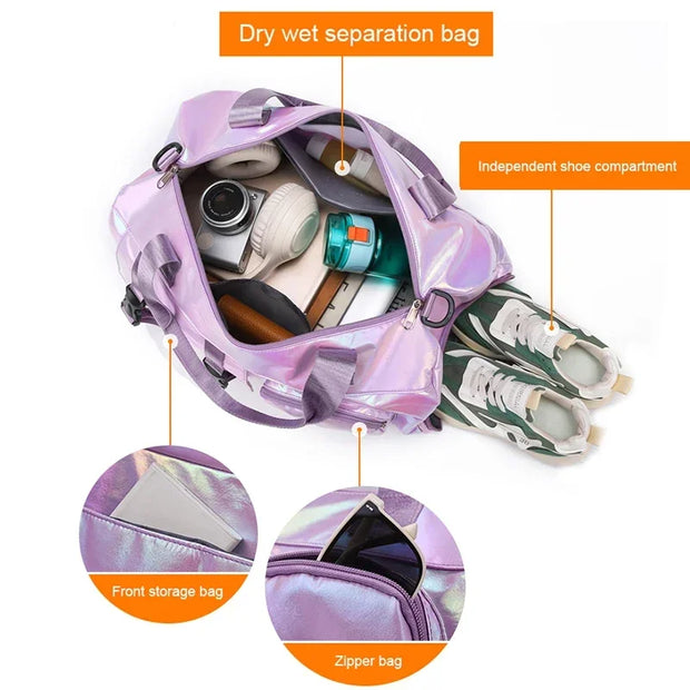 Colorful Duffel Bag: Vibrant Style Meets Effortless Functionality